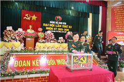 Đảng bộ Kho K56 tổ chức thành công đại hội nhiệm kỳ 2025-2030